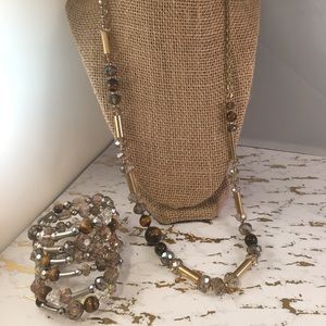 Necklace and Bracelet Set